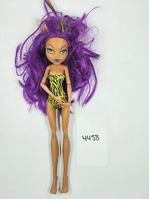 Monster High Skull Shores Clawdeen Wolf Doll PURPLE HAIR Beach Ghoul Girl • $9.99