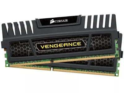 Corsair Vengeance 16GB (2x8GB) DDR3 1600MHz C9 Desktop Gaming Memory Black • $187.81