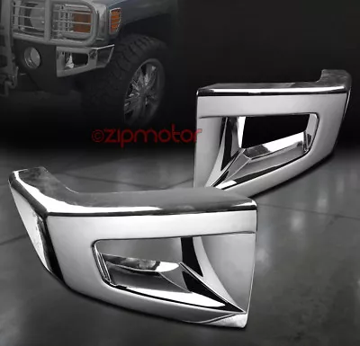 06-10 Hummer H3 H3t Front Bumper Corner Cover Trim Frame Molding Chrome 07 08 09 • $93.95