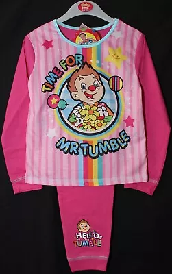 MR TUMBLE Girl's Pyjamas / SOMETHING SPECIAL Pink PJs Sizes 12 Months - 4 Years • £7.95