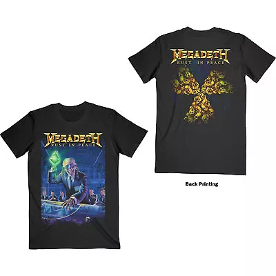 Megadeth Rust In Peace 30th Anniversary T Shirt New & Official Black S-2XL • £15.98