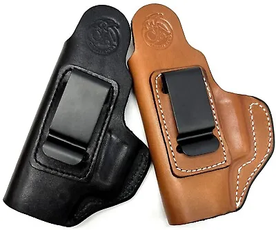 CLOSEOUT! Right Hand Leather OWB Clip-On Holster CHOOSE • $29