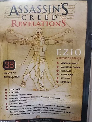 ASSASSIN'S CREED EZIO REVELATIONS AUDITORE MENTOR MODEL STATUE FIGURE New In Box • $35