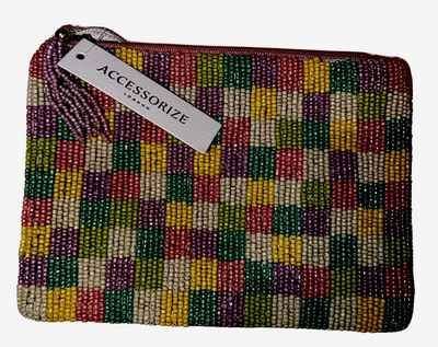 £6.90 • Buy Accessorize Gorgeous Glass Seed Beads Make Up Bag Gift