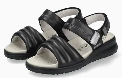 Mephisto Mobils Berenyce Black Ankle Stap Sandal Women's Sizes 36-41 NEW!!! • $109.95