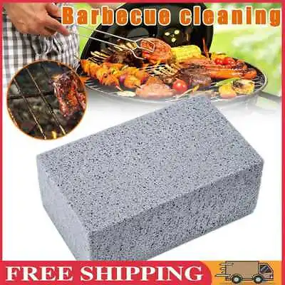 £3.83 • Buy Pumice Stone Barbecue Mesh Griddle Cleaning Brush Outdoor Grill Brick BBQ Brush