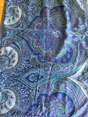 (4) Echo Jaipur Blue Teal Bohemian Paisley Pillow Sham Cover 100% Cotton 36 X20  • $39.99