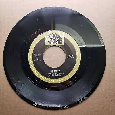 Mary Wells - Me Without You; I'm Sorry - Vinyl Record 45 RPM • $6.65