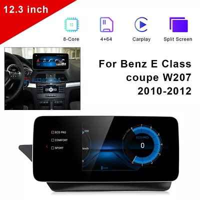 12.3  Android Car GPS Stereo Multimedia Player Carplay For Benz E Class Coupe • $689.30