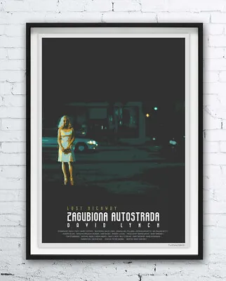 LOST HIGHWAY - Polish Poster DAVID LYNCH [ Mulholland Drive Twin Peaks Print ] • $62