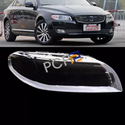 For Volvo S80 2007-2016 Right Side Passenger Headlight Lens Cover+Sealant Glue • $99.17