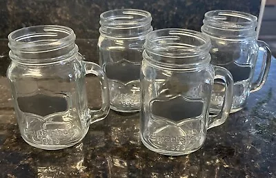 Circleware Yorkshire Chalkboard Mason Jars With Handles Set Of 4 • $15.99