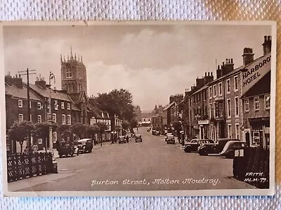 Burton Street Melton Mowbray 1960 Used Postcard • £2.95