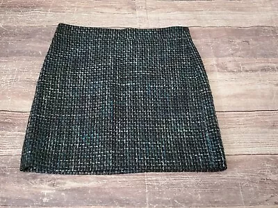 J. Crew Pencil Skirt Women's Size 0 Wool Blend Tweed Lined Zip Classic Career  • $15