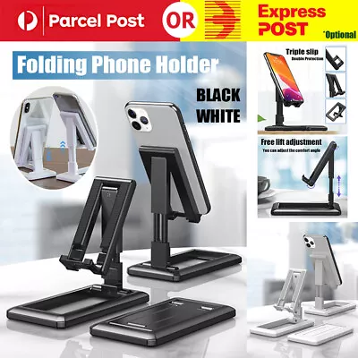 $5.91 • Buy Foldable Adjustable Universal Desk Stand Holder For Mobile Phone Tablet