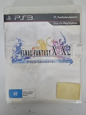 ✅ Final Fantasy X/X-2 HD Remaster (PlayStation 3 PS3 ) FAST FREE POST ✅ • $15.95