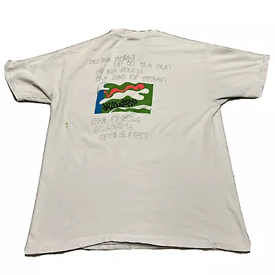$35 • Buy Vintage 1987 Chi Omega T Shirt Mens XL University Of Alabama Single Stitch