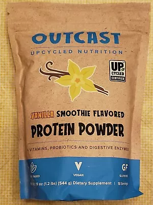 OUTCAST - Protein Powder - VANILLA SMOOTHIE - VEGAN - 1.2 Lbs - Best 9/2024 • $29.99