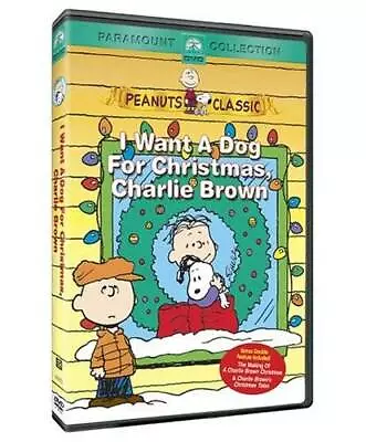 I Want A Dog For Christmas Charlie Brown - DVD - VERY GOOD • $4.72