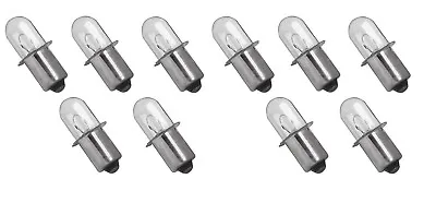 (10) 8v Flashlight Bulbs Xenon For Milwaukee Ryobi Ridgid Makita • $22.33