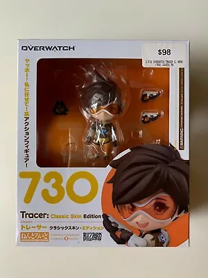 $79 • Buy Overwatch Nendoroid #730 Tracer Classic Skin Edition 100% Authentic *new*