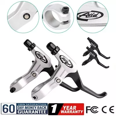 2-finger Avid FR-5 Brake Levers Set V-Brake Disc Bike Mountain Hybrid Bicycle • $12.99