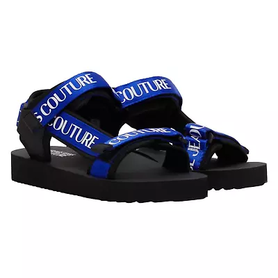 Men's Versace Sport Sandals Sizes 7-11 Royal Blue Spring Break Summer Vacation • $64