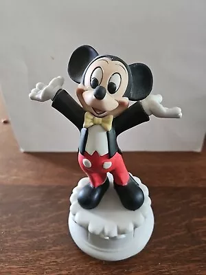 Disney Tuxedo Mickey Mouse Wind-Up Music Box Korea - Works • $25