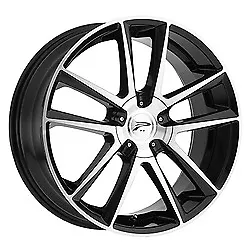 16x7 Platinum 436U Gemini Gloss Black Wheels 5x100 (40mm) Set Of 4 • $811.84