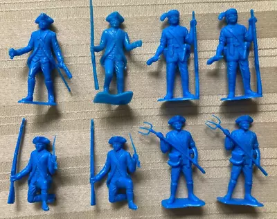 Vintage MPC American Revolutionary War Plastic Colonial Soldiers 2  Lot Of 8 • $7.50