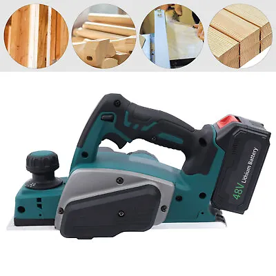 Held Electric Cordless Wood Planer 15000r/min Woodworking Hand Power Tool 110V • $110