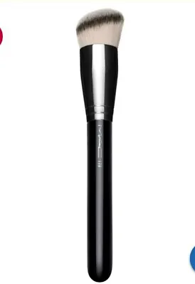 NEW-MAC MAKEUP BLACK 170 Rounded Slant Brush. MAKEUP BRUSH. COSMETIC BRUSH • £17.99