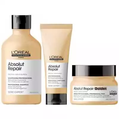 L'Oreal Serie Expert Professional Absolut Repair  SET Shampoo Conditioner & Mask • £44.99