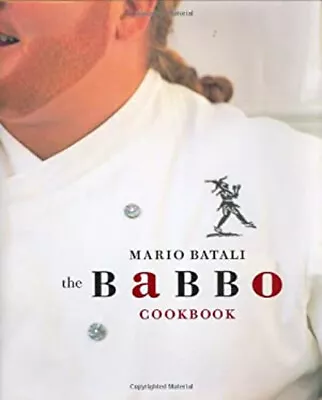 The Babbo Cookbook Hardcover Mario Batali • $6.45