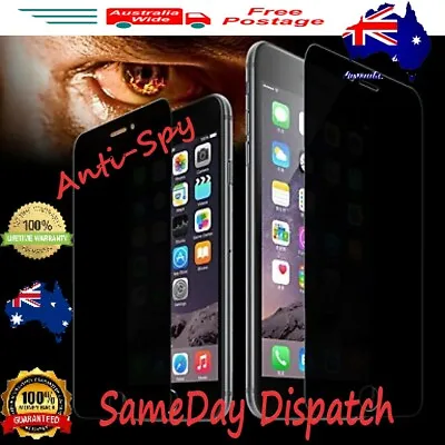 $3.99 • Buy IPhone Anti-Spy Privacy Tempered Glass Screen Protector 6 7 8 X XR 12 11 Pro Max