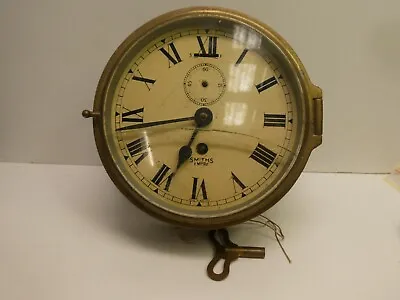 $244.69 • Buy Antique Smiths Brass Ship Nautical Clock