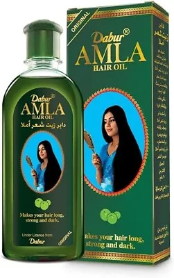 DABUR AMLA Hair Oil Original (300)ML. Makes Your Hair Long Strong And Dark | • $21