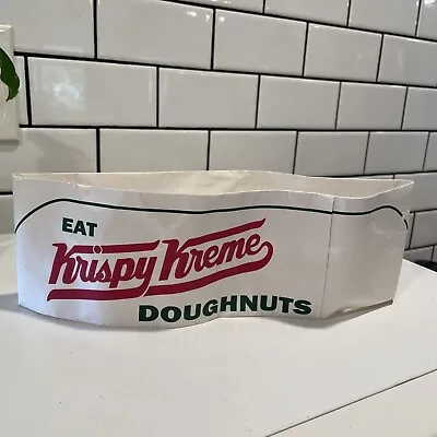 Vintage 1999 Krispy Kreme Doughnut Paper Hat • $10