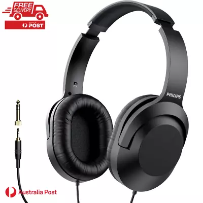 Philips Over Ear Wired Stereo Headphones For Podcasts Studio Monitoring And Rec • $74.99