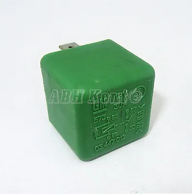 14-Vauxhall Opel Horn A/C Glow Plug Fuel Pump 4-Pin Green Relay 03447012 30A 573 • £7.99