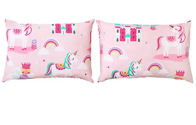 Duvet Cover & Pillowcase Set Magic Unicorn Fairy Princess Girls Kids Bed Bedding • £9.99