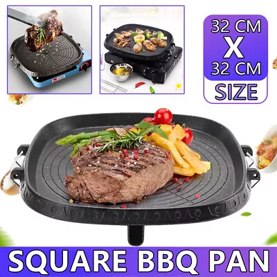 Portable Coating Gas Stove Marble Grill Plate Korean Non Stick BBQ Pan ACB# • $34.95