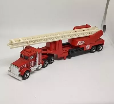 Matchbox Convoy CY-13 Peterbilt Fire Engine Truck • £6