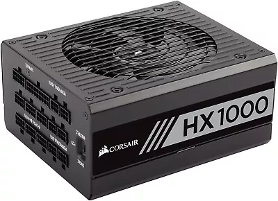 Corsair HX1000 1000W 80 Plus Platinum Fully Modular Power Supply - FREE POSTAGE • £114.99