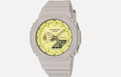 Casio G-Shock Analog Digital Yellow Dial Women's Watch GMAS2100NC4A • $98.94