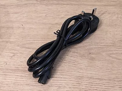 £5.99 • Buy UK Power Supply Cable Cloverleaf C5 For LG TV 3-pin Adapter Lead 1.4m Black