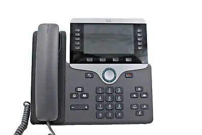 Cisco CP-8811-K9 Unified Office IP VoIP PoE Business Phone W/ Stand & Handset • $14.99