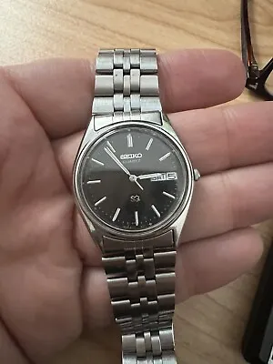 Men's Vintage 1990's Seiko Watch 100m Water Resistant E-CM31 U • $100