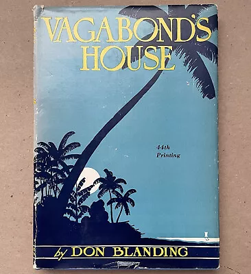 Don Blanding Vagabond’s House VTG Hawaii Art Deco TropicaI Illustrations Book • $16.99