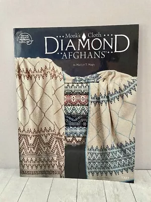 Monk's Cloth Diamond Afghans Needlework Sewing Knitting VG • $73.85